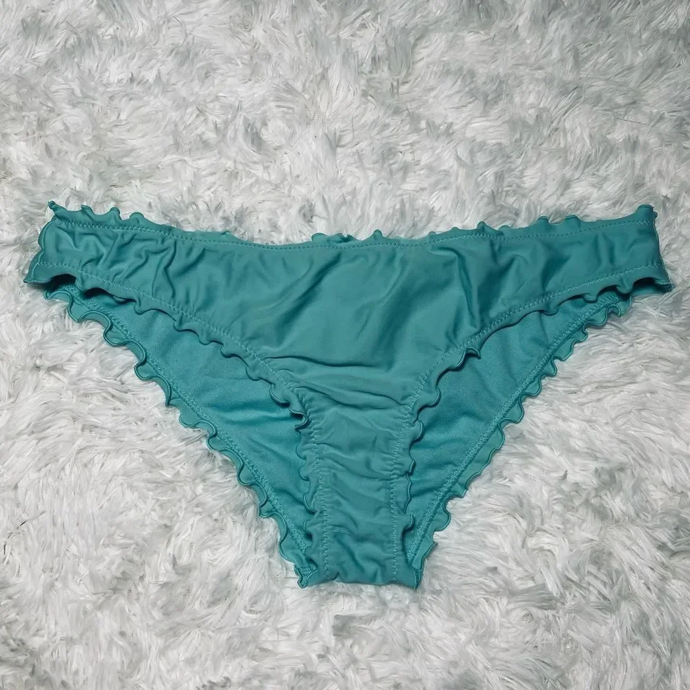 EUC Hollister Ruffle Hipster Bikini Bottom‎ M